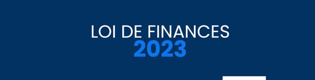 Loi de finances 2023 PLF 2023