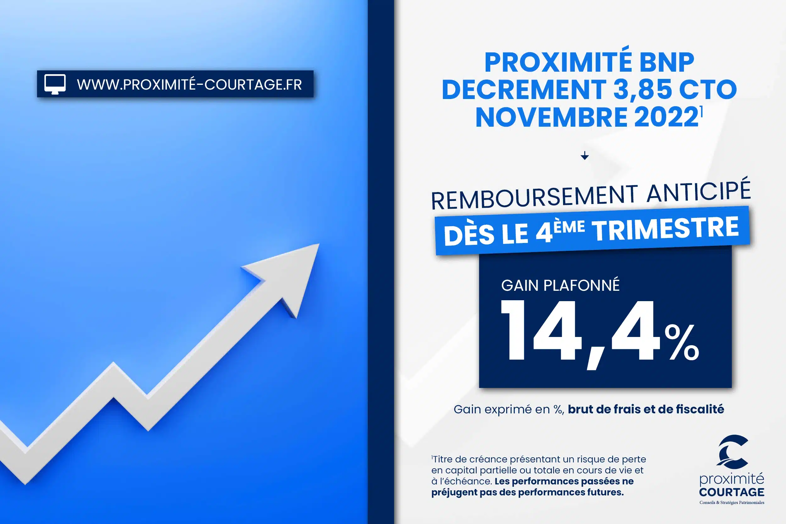 Remboursement anticipé Proximité-BNP-Decrement-3_85-CTO-Novembre-2022